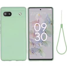 A-One Brand - Google Pixel 6a Skal Liquid Silicone - Grön