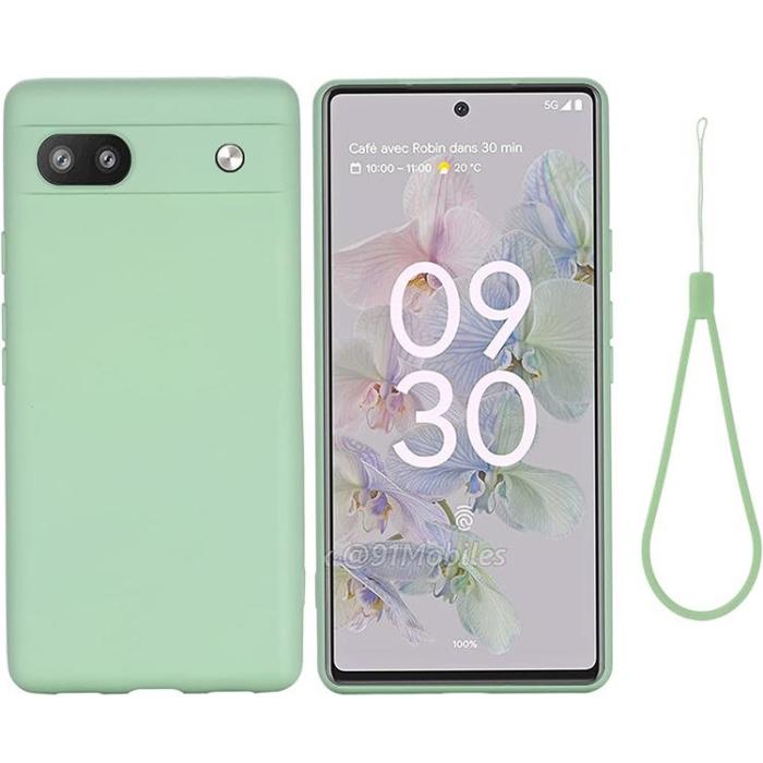 A-One Brand - Google Pixel 6a Skal Liquid Silicone - Grön