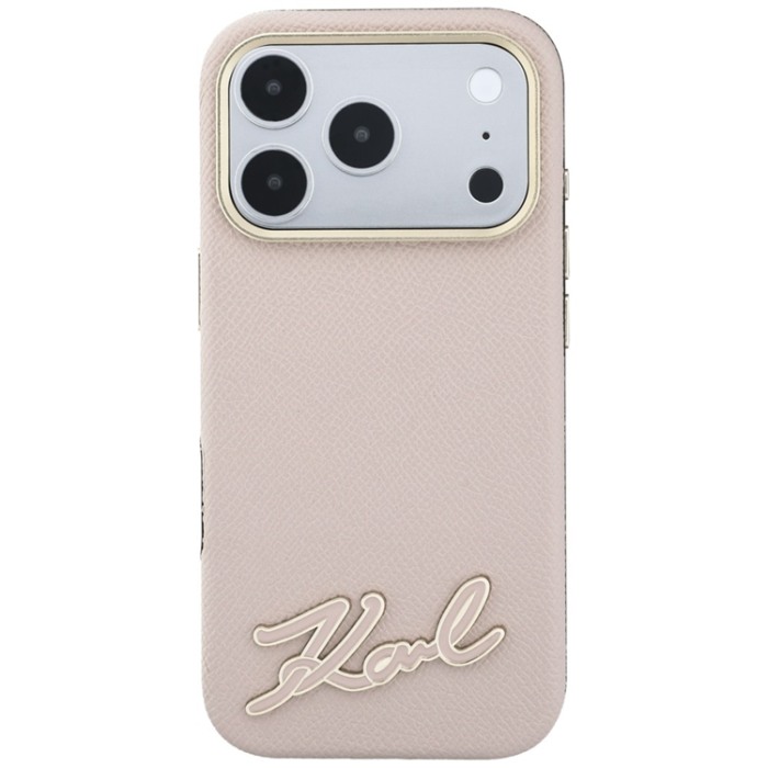 KARL LAGERFELD - Karl Lagerfeld Mobilskal För iPhone 18 Pro/17 Pro Magsafe Grained Resin