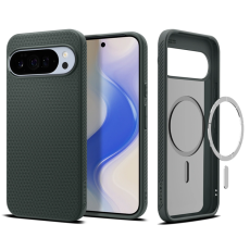 Spigen - Spigen Google Pixel 10 Pro XL Mobilskal Magsafe Liquid Air - Abyss Grön
