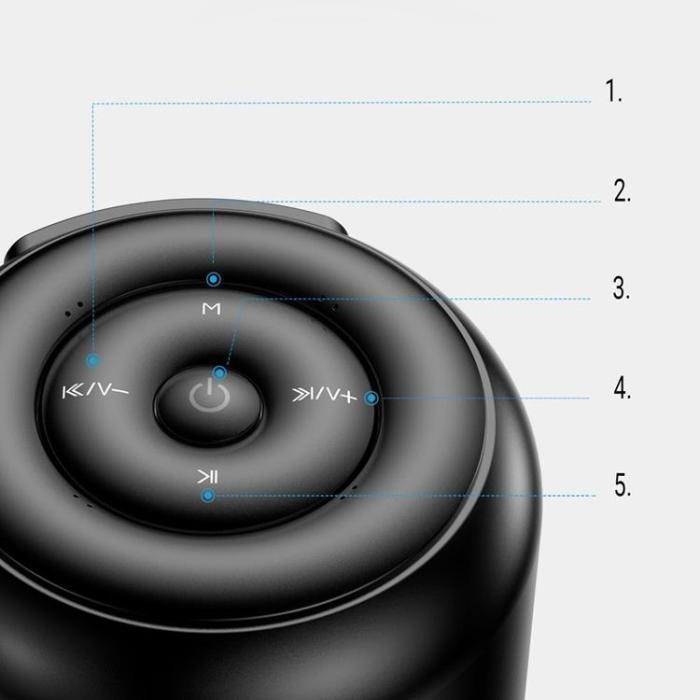 UTGATT1 - Joyroom 5W Trådlös Bluetooth Högtalare - Svart