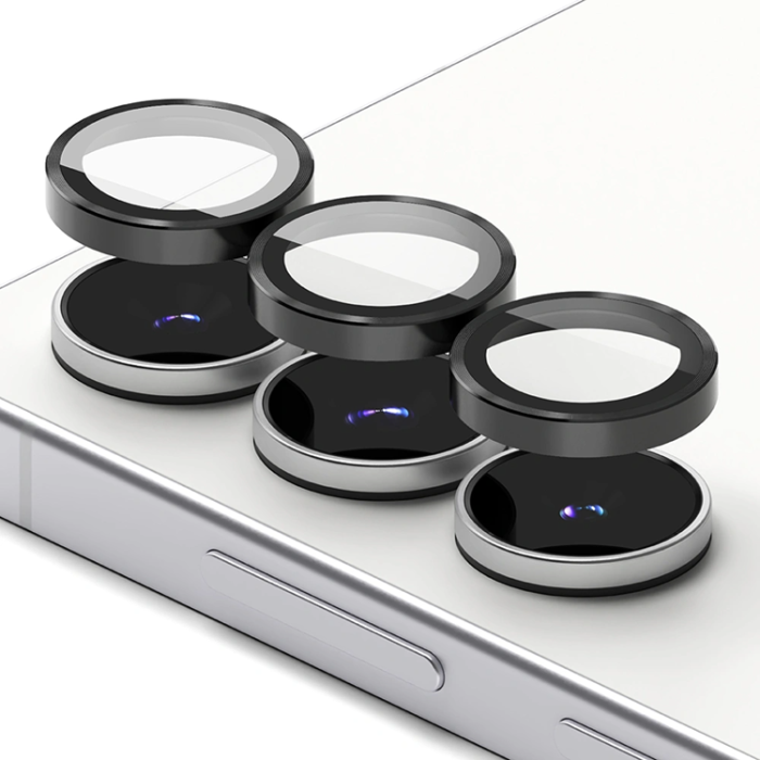 Ringke - [2-Pack] Ringke Galaxy S25 FE Härdat Glas Kameraskydd - Svart