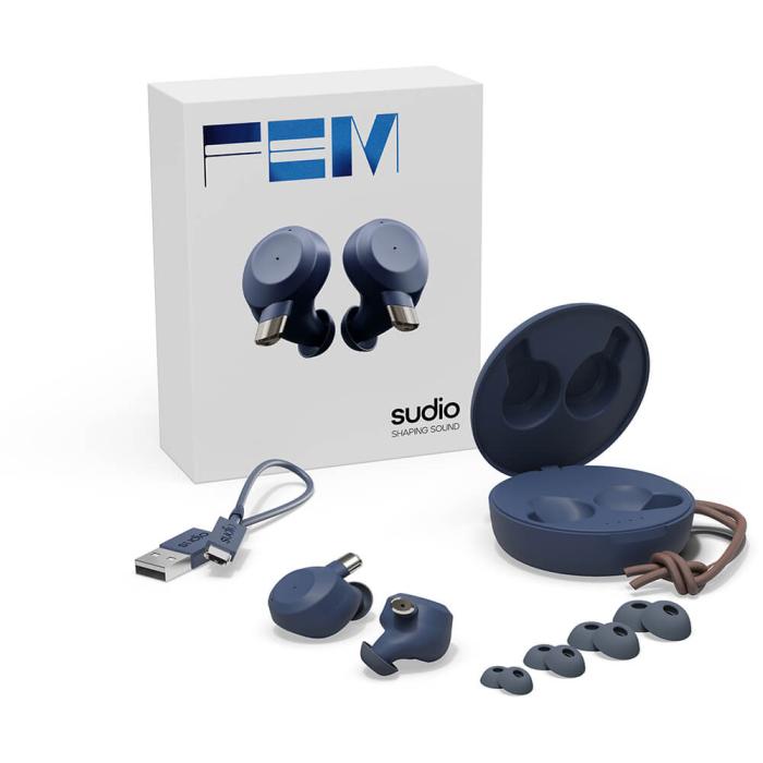 UTGATT5 - Sudio Hörlur FEM True Wireless In-Ear Mic - Blå