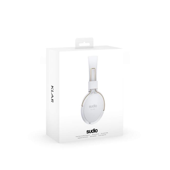 UTGATT5 - Sudio Hörlur KLAR ANC Trådlös Over-Ear Mic - Vit