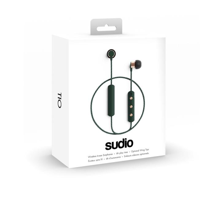 UTGATT1 - Sudio Hörlurar Trådlös In-Ear Mic TIO - Grön
