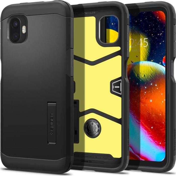 UTGATT - Spigen Galaxy Xcover 6 Pro Skal Tough Armor - Svart