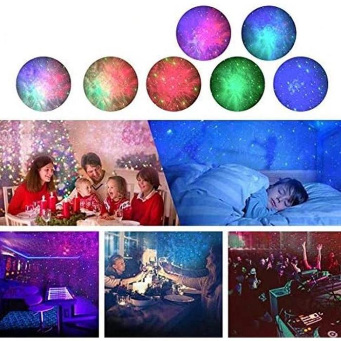 OEM - LED Sky Star Projektor Nattlampa RC-K-272 - Svart