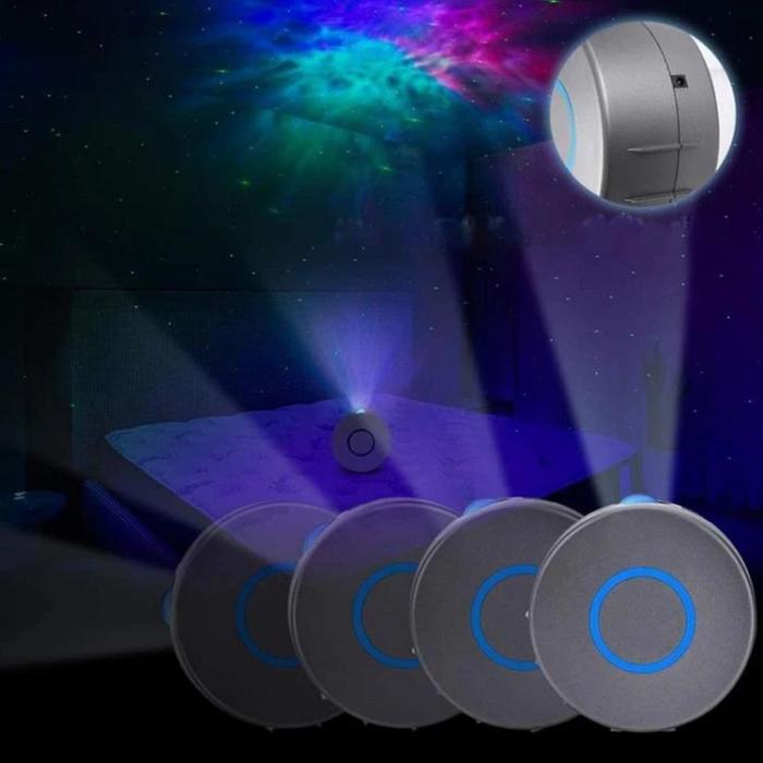 OEM - LED Sky Star Projektor Nattlampa RC-K-272 - Svart