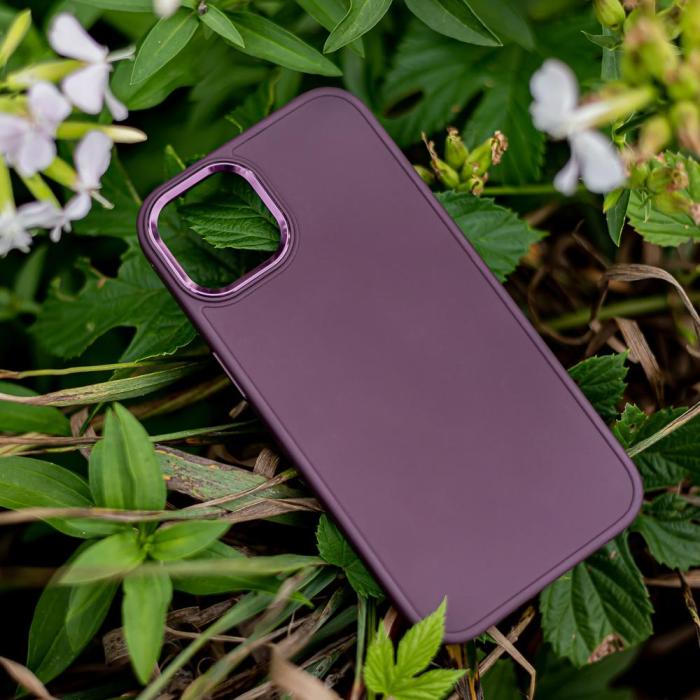 OEM - SatinSkal för iPhone X/XS Vinröd