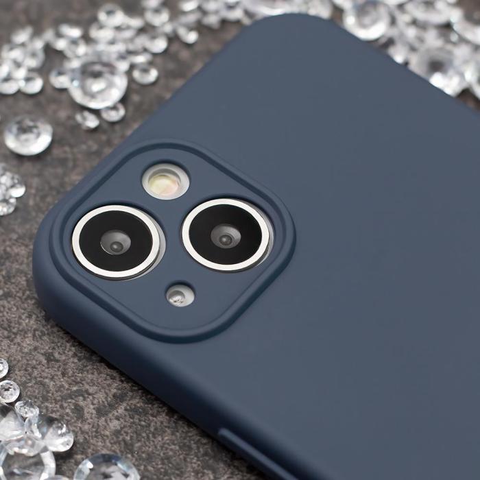 OEM - Silikonfodral Mörkblå iPhone 12/12 Pro - Skyddande Mobilskal