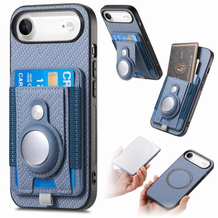 A-One Brand - iPhone Air Mobilskal Detachable korthållare - Blå