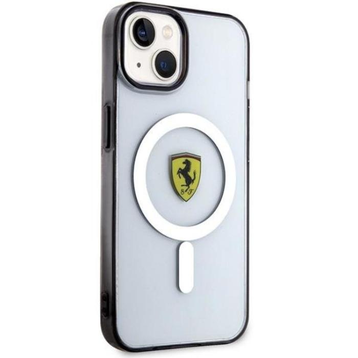 Ferrari - Ferrari iPhone 14 Mobilskal Magsafe Outline - Transparent