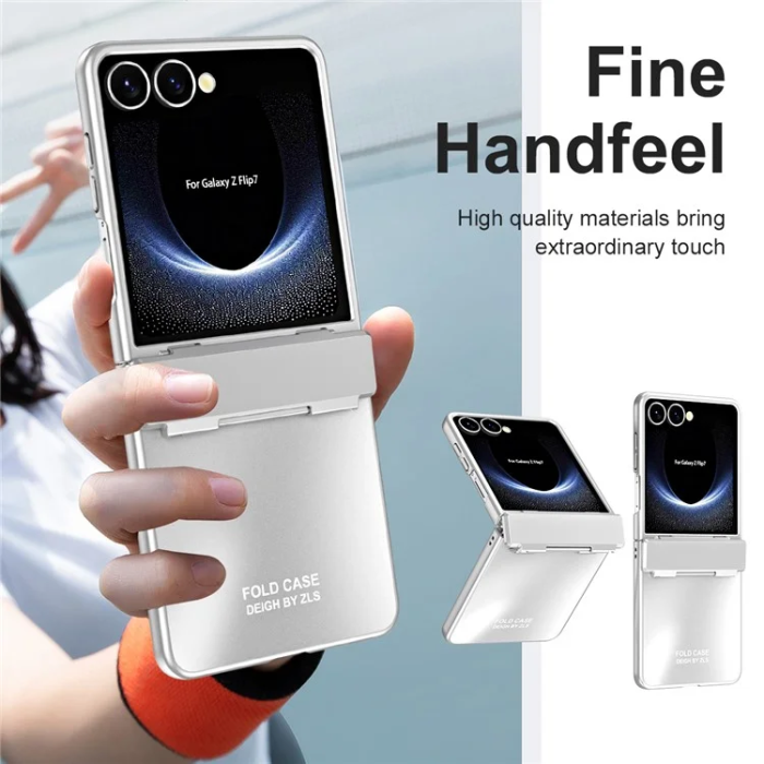 A-One Brand - Galaxy Z Flip 7 Mobilskal Electroplating - Silver