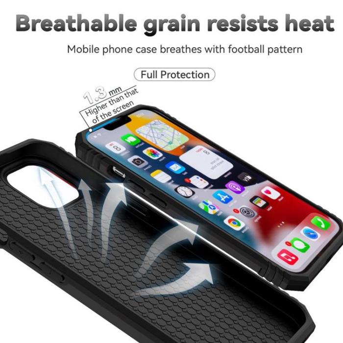 OEM - iPhone 14 Plus Skal Ringhållare Kickstand - Svart