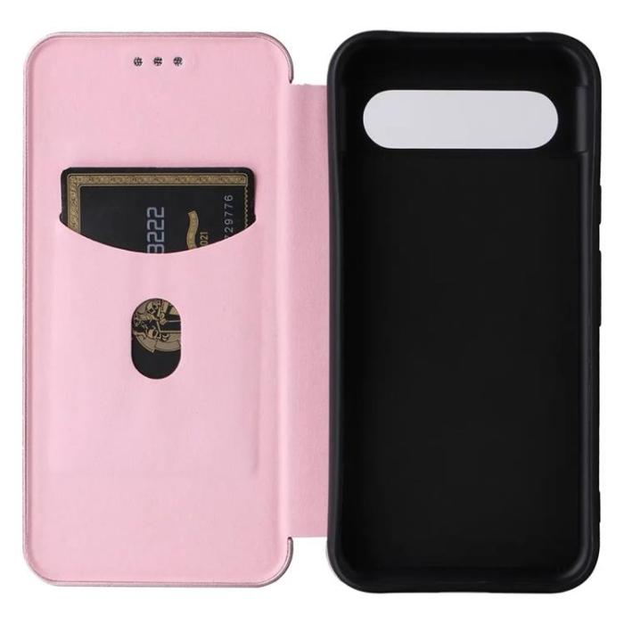 Taltech - Google Pixel 8A Plånboksfodral Ställ - Rosa