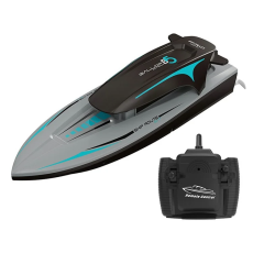 OEM - RC Elektrisk Yacht Motorbåt Leksak Enkelt Batteri B5 - Silver