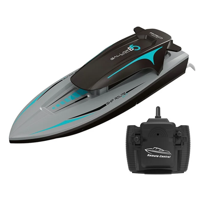 OEM - RC Elektrisk Yacht Motorbåt Leksak Enkelt Batteri B5 - Silver