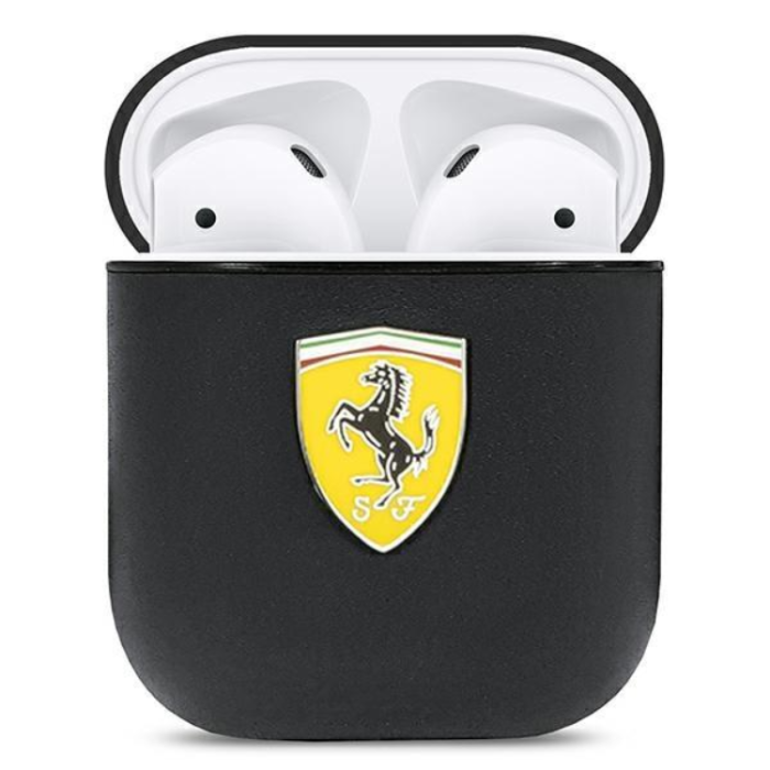 Ferrari - Ferrari AirPods Skal Läder On Track - Svart