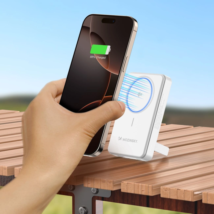 Wozinsky - Wozinsky Qi2 Powerbank 10000 mAh 22.5W 1xUSB-C 1xUSB-A - Vit