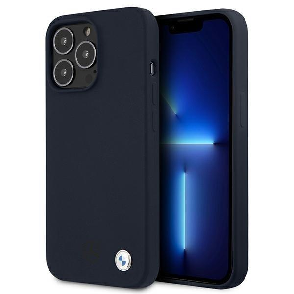 BMW Silicone Signature Skal iPhone 13 Pro Max - Navy Blå | 2353 | AlltMobil