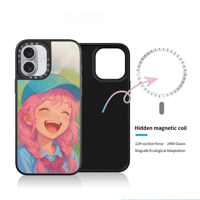 A-One Brand - Mobilskal till iPhone 16 Plus MagSafe Aluminium Silikon