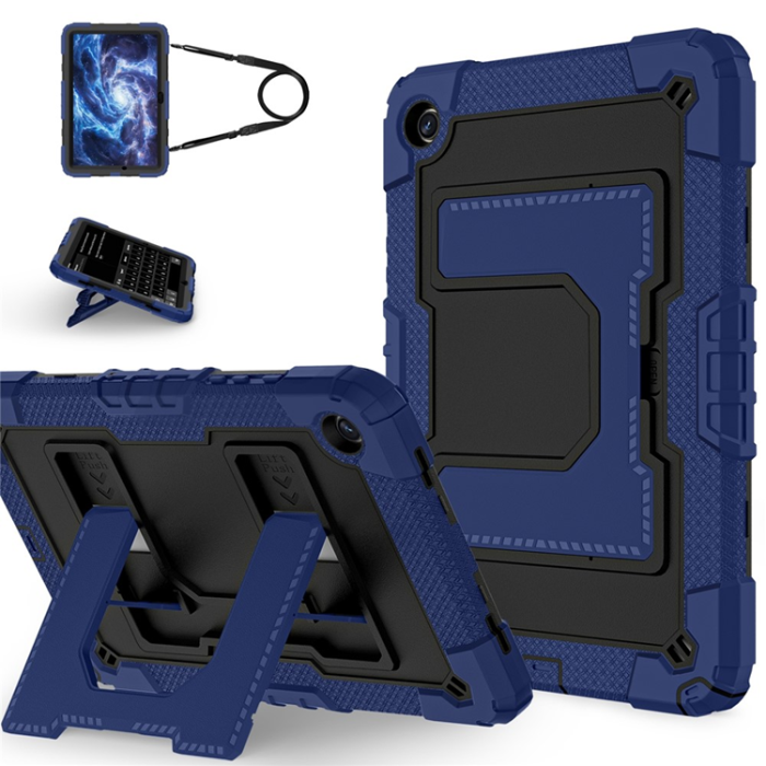 A-One Brand - Galaxy Tab A9 Plus Skal Kickstand Med Rem Anti Drop