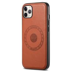 DENIOR - DENIOR Mobilskal till iPhone 11 Pro Max i PU-l&auml;der - Brun