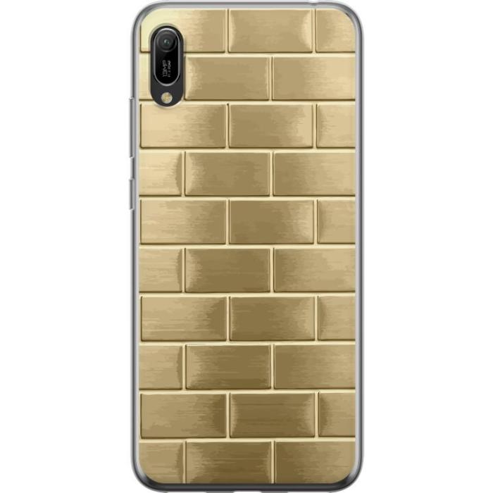 iSecrets - Mobilskal till Huawei Y6 Pro (2019) med Gyllene Murstenar