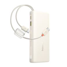 BASEUS - Baseus Powerbank 20000mAh Dual USB-C Kable 100W - Vit