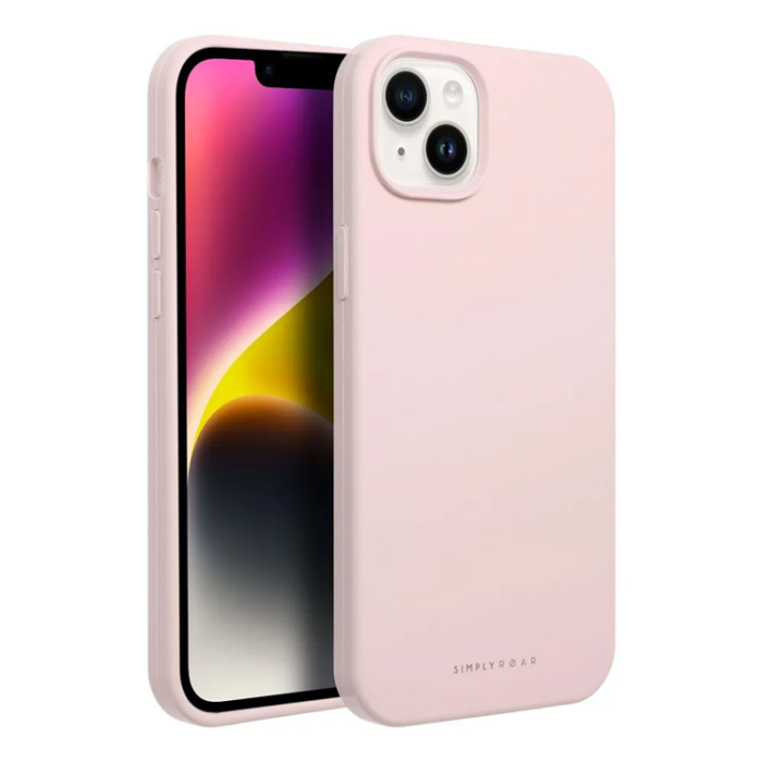 Roar - Roar iPhone 14 Plus Mobilskal Roar Cloud Skin - Rosa