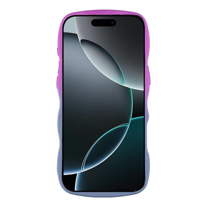A-One Brand - iPhone 17 Pro Max Mobiskal Gradient Color TPU - Lila + Lavendelgrå