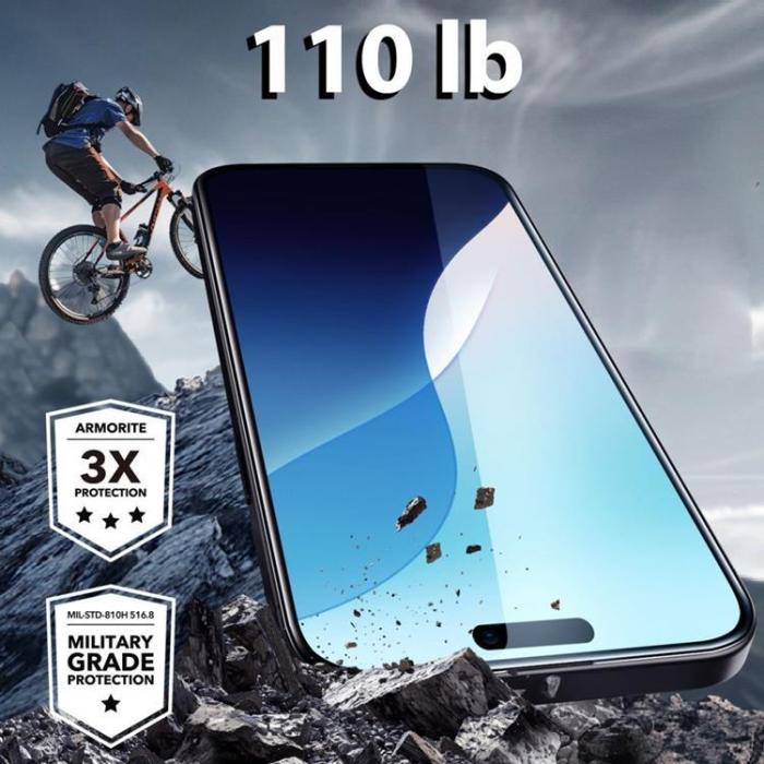 ESR - ESR iPhone 16 Pro Härdat Glas Skärmskydd Armorite - Svart