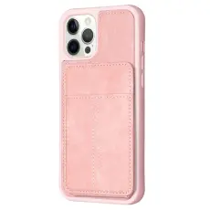 Taltech - iPhone 15 Pro Max Mobilskal Korthållare BF28 - Rosa