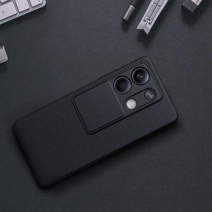 UTGATT - Nillkin Xiaomi Redmi Note 13 5G Mobilskal Camshield - Svart