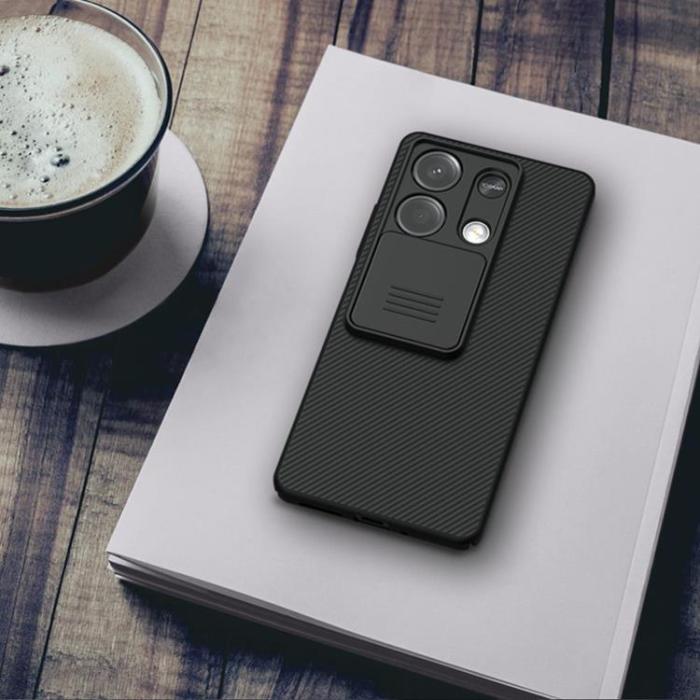 UTGATT - Nillkin Xiaomi Redmi Note 13 5G Mobilskal Camshield - Svart