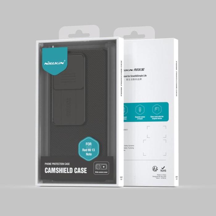 UTGATT - Nillkin Xiaomi Redmi Note 13 5G Mobilskal Camshield - Svart