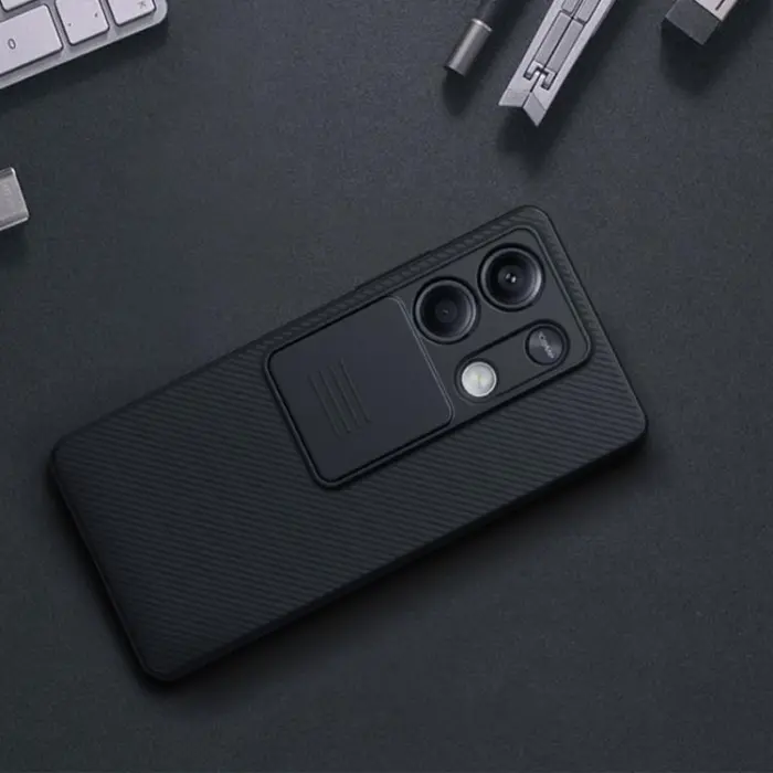 UTGATT - Nillkin Xiaomi Redmi Note 13 5G Mobilskal Camshield - Svart