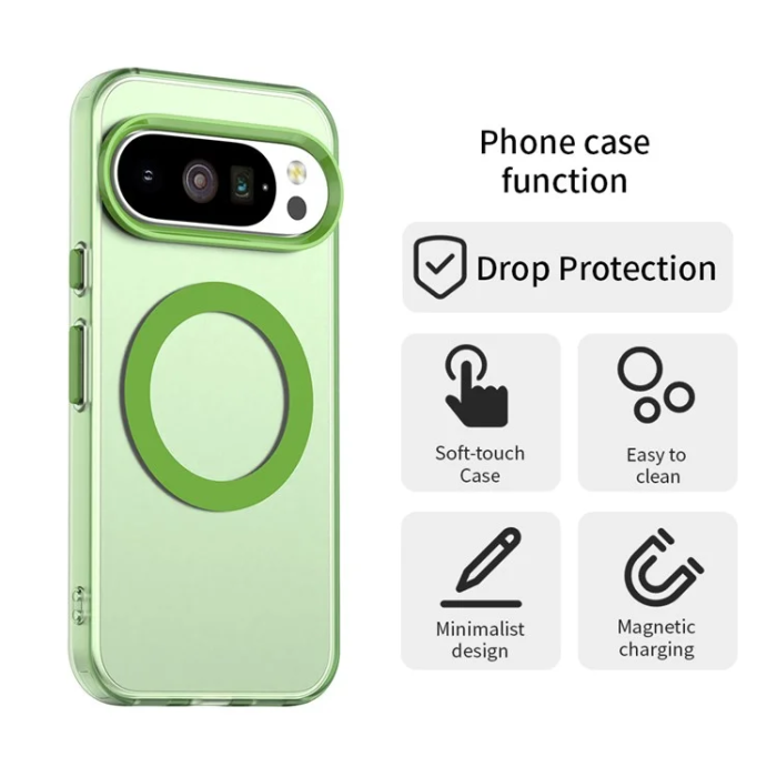 A-One Brand - Google Pixel 10/10 Pro Mobilskal Anti Drop - Grön