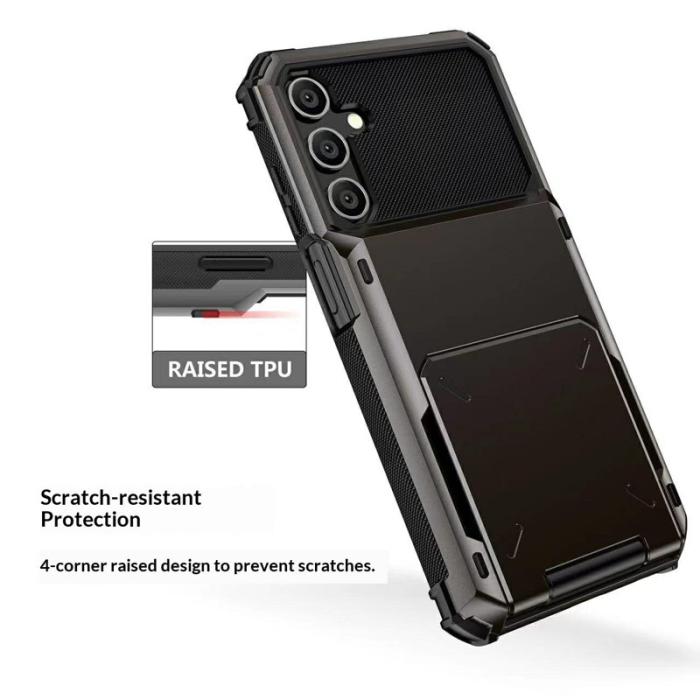 OEM - Mobilskal för Samsung Galaxy S26 PC + TPU med kortfack - Blå