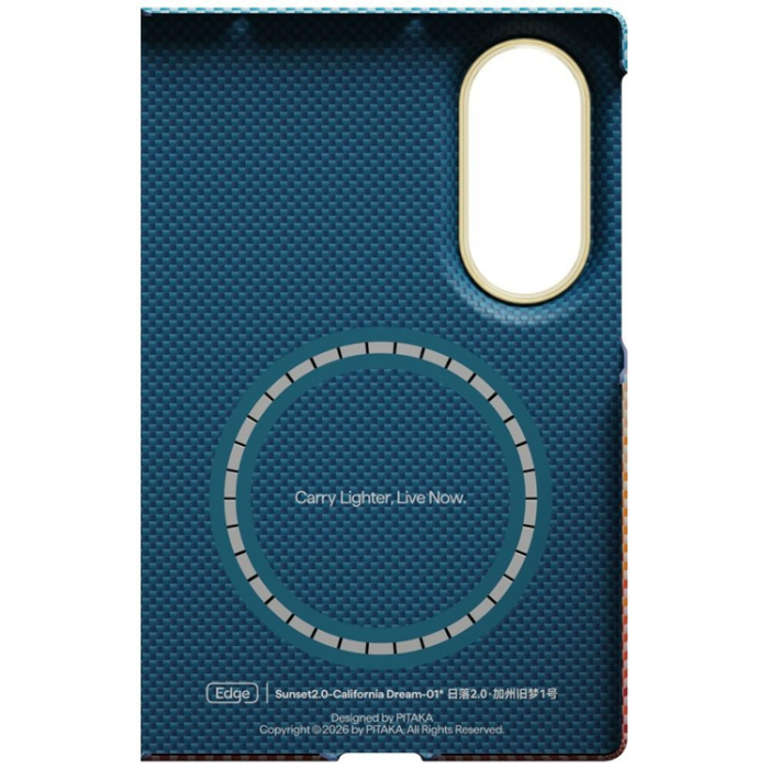PITAKA - PITAKA Mobilskal För Galaxy Z Fold 8 Magsafe Edge - Sunset