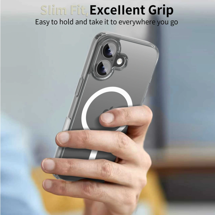 Tech-Protect - Tech-Protect iPhone 17 Mobilskal Magsafe Flexair Hybrid - Clear