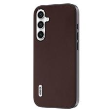 ABEEL - ABEEL Phone Cover Samsung Galaxy A34 5G &Auml;kta l&auml;derfodral Brun