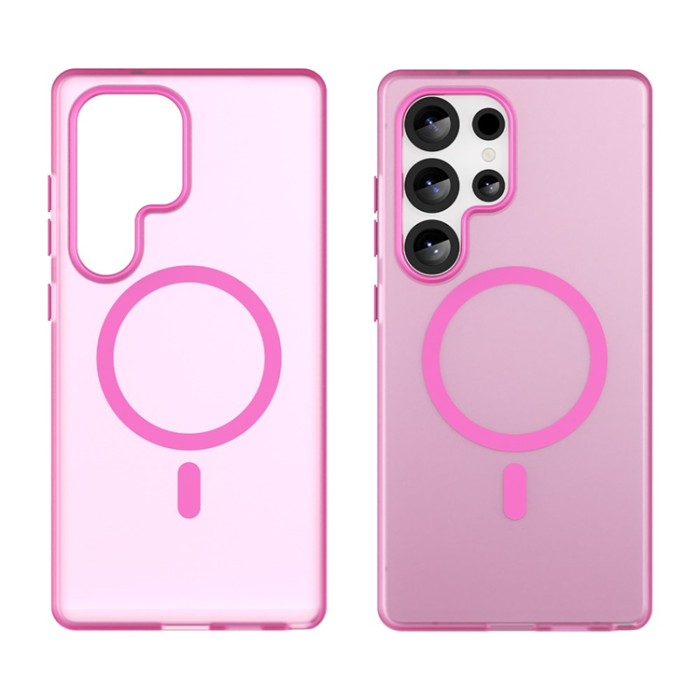 A-One Brand - Galaxy S25 Ultra Mobilskal MagSafe Slim Matte - Rosa