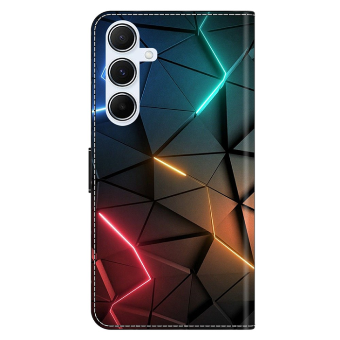 A-One Brand - Galaxy A17 5G Plånboksfodral Pattern Printing - Light Cracks