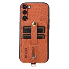 ABEEL - ABEEL Style 02 Mobilskal f&ouml;r Samsung Galaxy S23 - Brun Carbonfiber