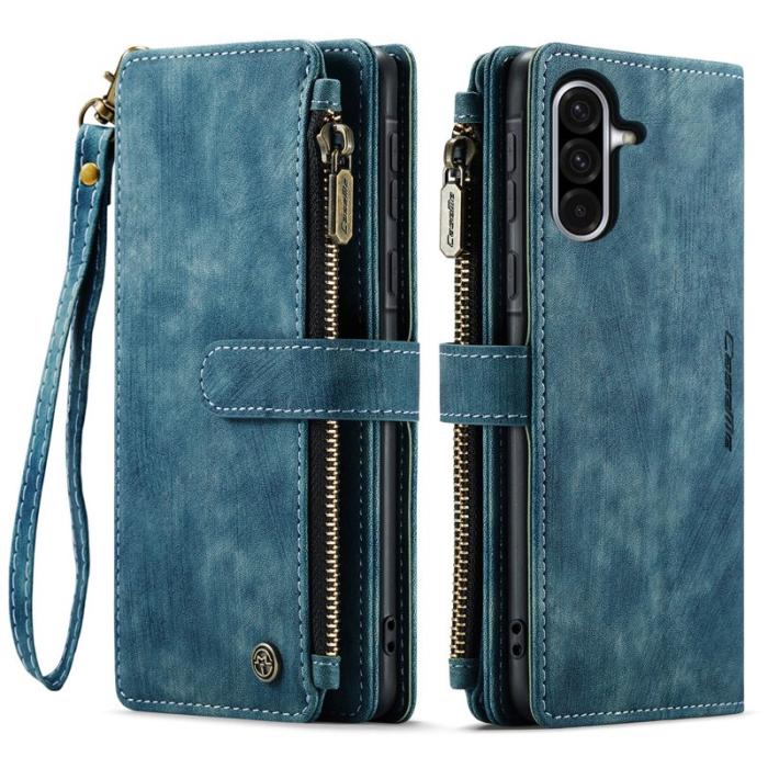 Caseme - CASEME Konstläder Plånboksfodral för Samsung Galaxy A17 5G/4G - Blå