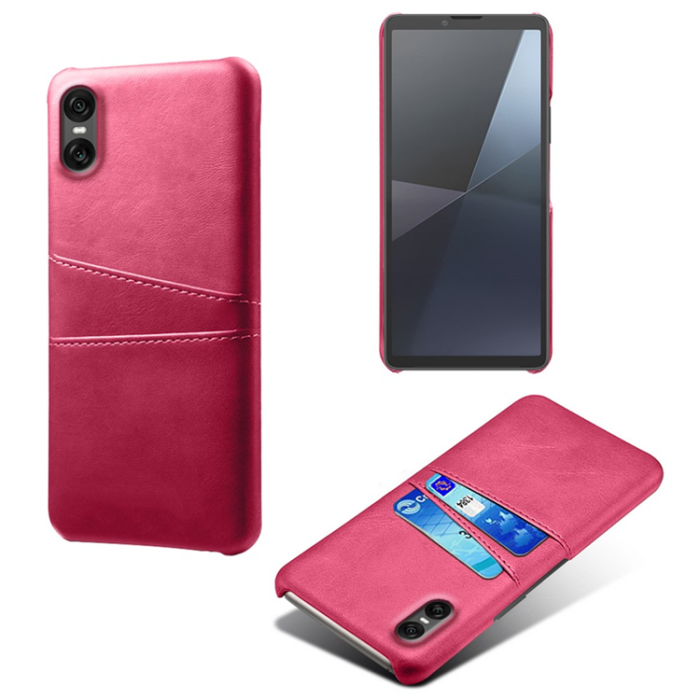 A-One Brand - Sony Xperia 10 VII Mobilskal med Dual Kortfack - Rosa