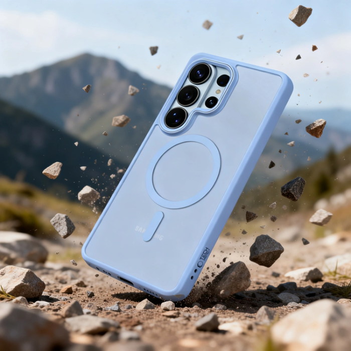 Tech-Protect - Tech-Protect Mobilskal För Galaxy S26 Ultra Magsafe Magmat - Matte Skyblå