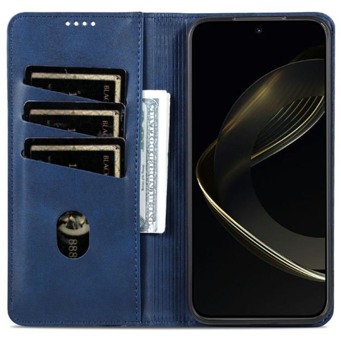 AZNS - AZNS Samsung Galaxy A56 5G Plånboksfodral Konstläder - Blå
