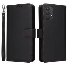 BETOPNICE - BETOPNICE Samsung Galaxy A32 5G/M32 5G Pl&aring;nboksfodral Konstl&auml;der - Svart